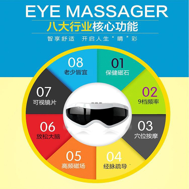 Member Gift USB Eye Massager Student Eye Health Massage Eye Beauty Device Eye Massager 818 Eye Protection Device