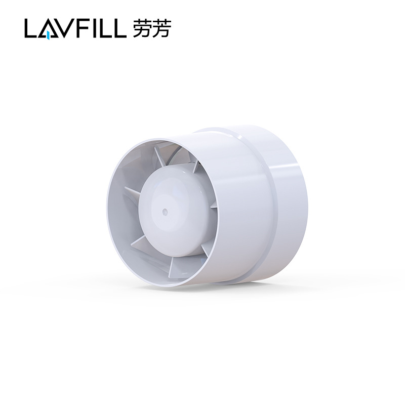Factory Direct Sales Pvc Pipe Exhaust Fan Pressurized Fan Cross-Border Wholesale 4-Inch 56 Bathroom Bathroom Ventilation Fan