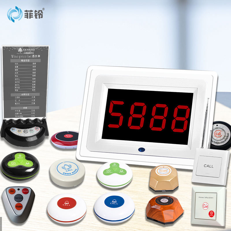 Wireless pager Host Tea House Restaurant Hotel Catering Hotel Box Chess and Card Room Call Bell Service Bell System