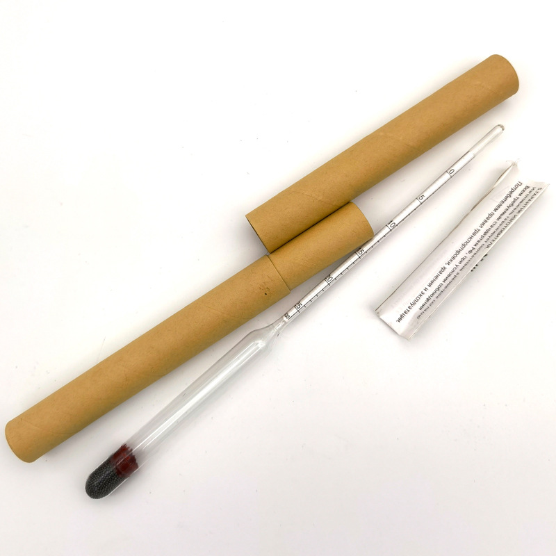 Glass sugar meter 0-25 beer meter sugar meter density meter brewed wine sugar meter gravity meter