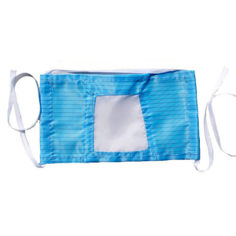 Shenzhen factory supply anti-static mask labor protection electronic factory dust-free workshop striped mask wholesale