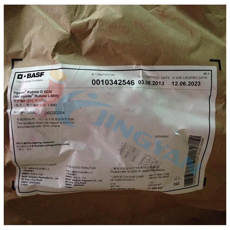 Basf Baohong Pigment D4230 Translucent Organic Pigment Blue Phase Red Dic Pigment Red 57:1 Original