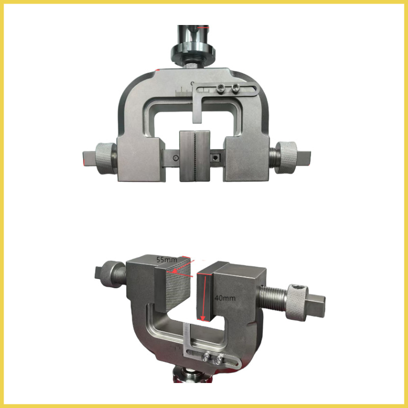 Stretch Fixture Fabric Leather Bilateral Tear Fixture Textile Chuck Peel Fixture Tensile Testing Machine Fixture