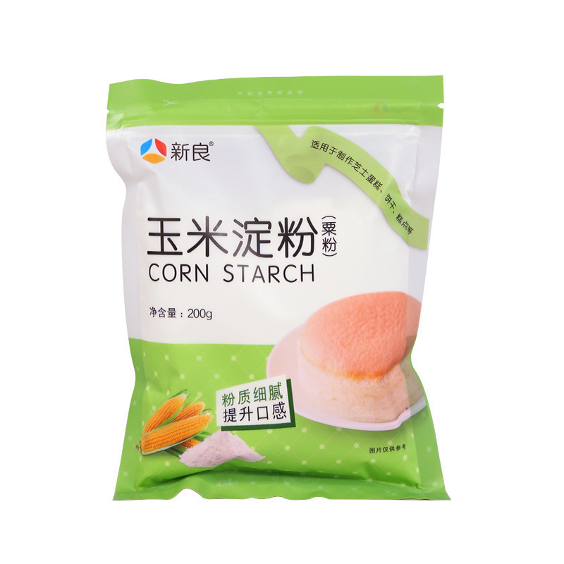 Xinliang Corn Starch 200g Edible Raw Powder Corn Powder Cooking Snow Mei Niang Fried Cake Bread Baking Raw Materials