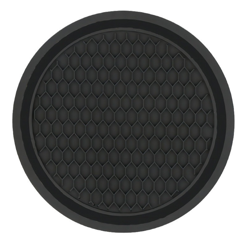 Car coasters cross-border source factory direct sales round PVC cup mats car fixed anti-slip mats