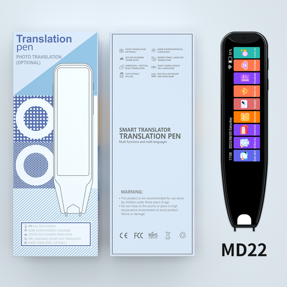 MD22 voice translator offline scan translation pen translation pen factory