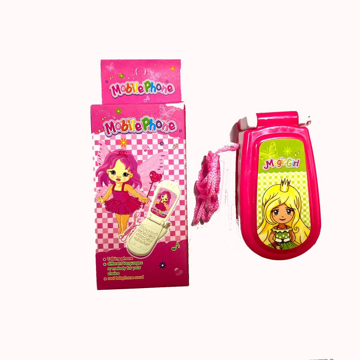 Children's simulation flip phone music early education puzzle enlightenment baby lighting toys boys and girls gift wholesale