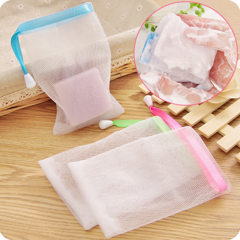 Foaming Net Soap Foaming Net Soap Mesh Bag Small Foam Face Wash Facial Soap Facial Cleanser Foaming Net Manufacturer