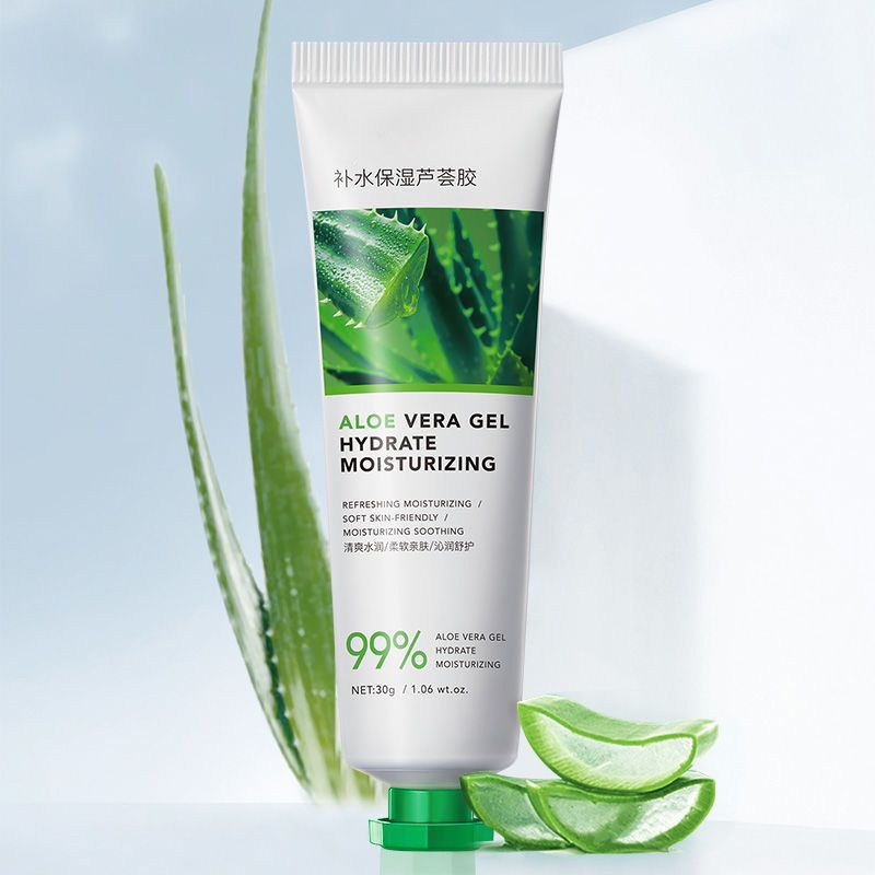 Curacao Aloe Vera Gel 30g Anti-Acne, Fade Acne Marks, Soothe Skin, Brighten, Hydrating and Moisturizing Gel for Women in Autumn and Winter