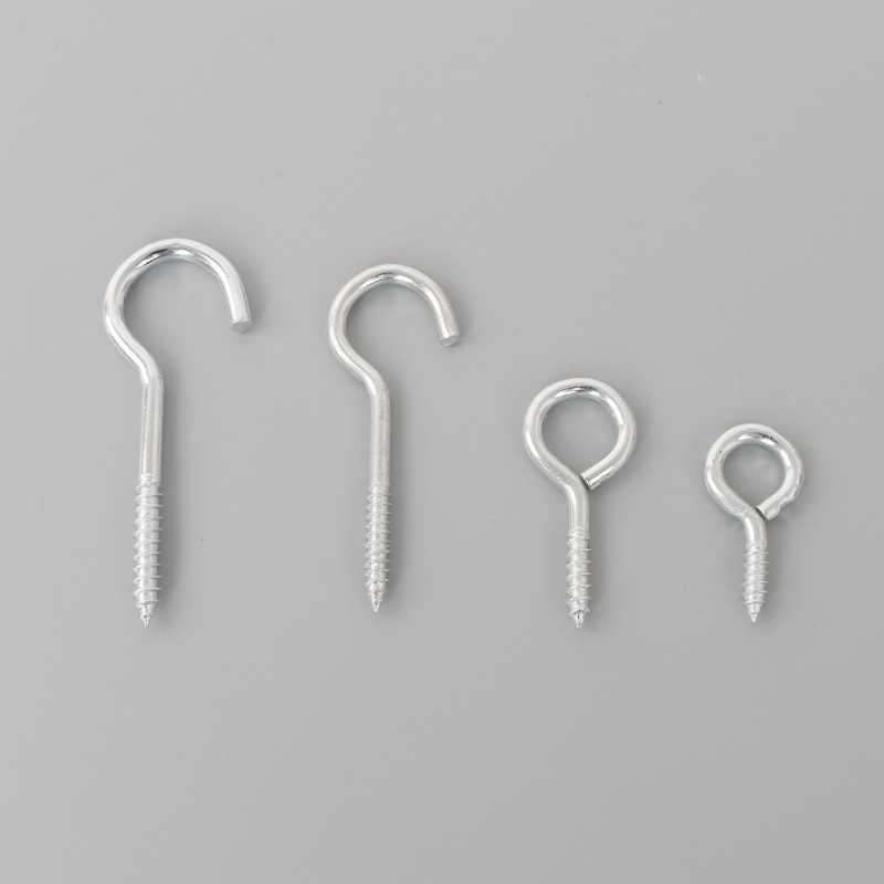 Lamphook sheep's eye, self-tapping screw hook-shaped self-tapping screw loop-shaped hand screw with hook lifting ring set cup