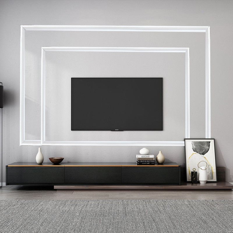 New self-adhesive European-style decorative strip skirting line TV background wall frame decorative strip soft self-adhesive decorative strip