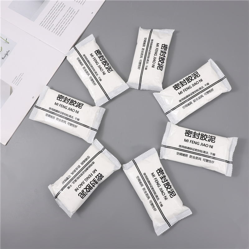 Sealing Mastic Pure White Household Waterproof Leakage Stopping Air-conditioning Hole Sealing Mud Cave Mastic Clay Blocking Wall Hole Mastic