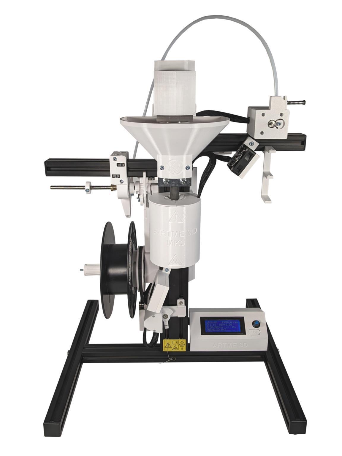 Artme3D Desktop Extruder Wire Drawing Machine 3D Printing Consumables Experimental Machine Model Mk2.5