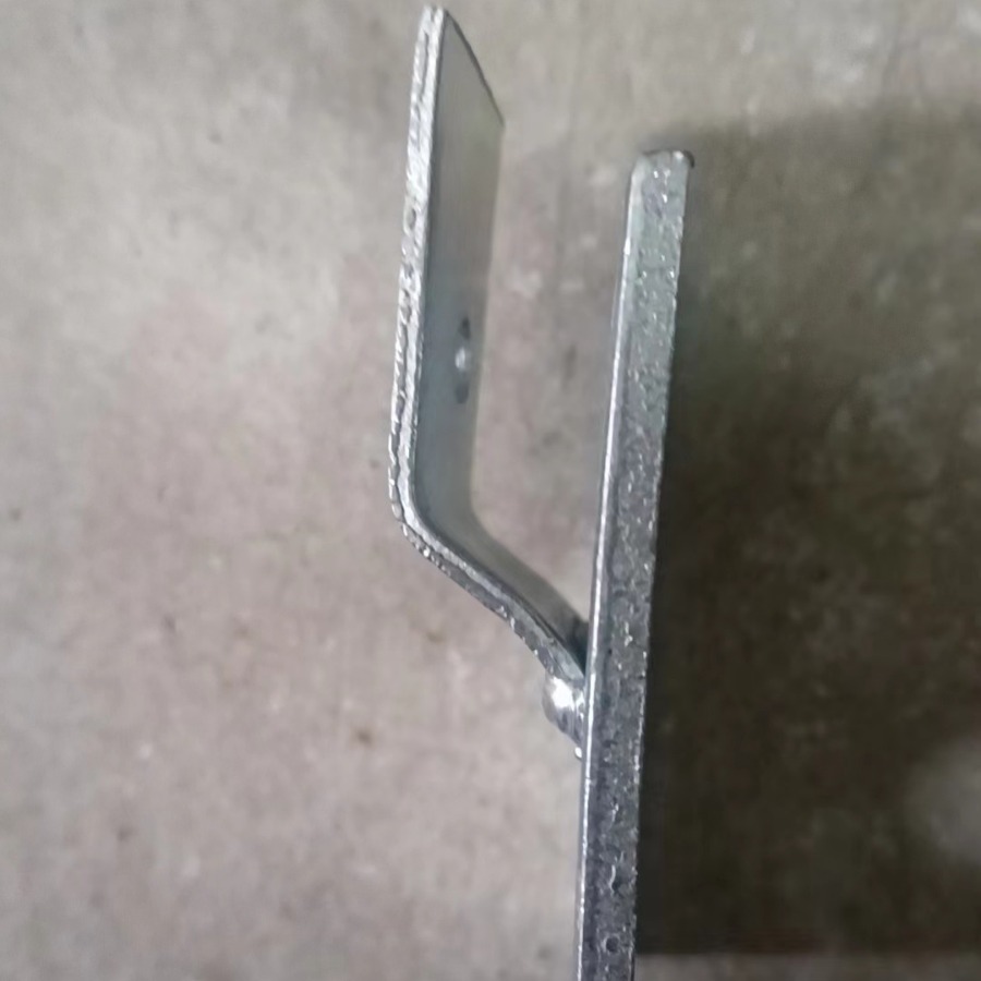 Grounding Flat Iron Fixed Clip Flat Iron Clip H-Shaped Z-Shaped Grounding Card Flat Iron Clip Hot-Dip Galvanized Fixed Flat Iron Bracket