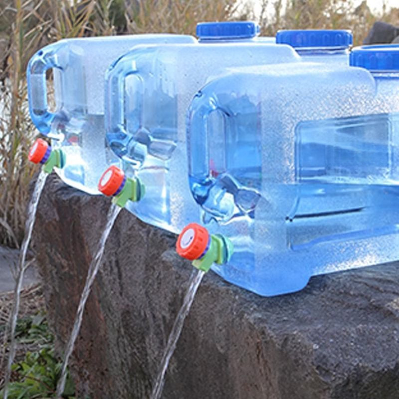 Thickened Outdoor Bucket for Household Water Storage, Car-Mounted Water Storage with Faucet, Large-Capacity Water Storage, Drinking Water, Pure Water Tank