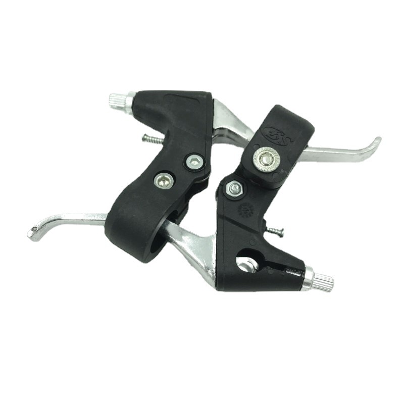 Mountain Bike Brake Lever, Semi-Aluminum Brake, Folding Bicycle Brake Lever, Three-Finger Semi-Aluminum Brake Accessories, Ultra-Light, Cross-Border