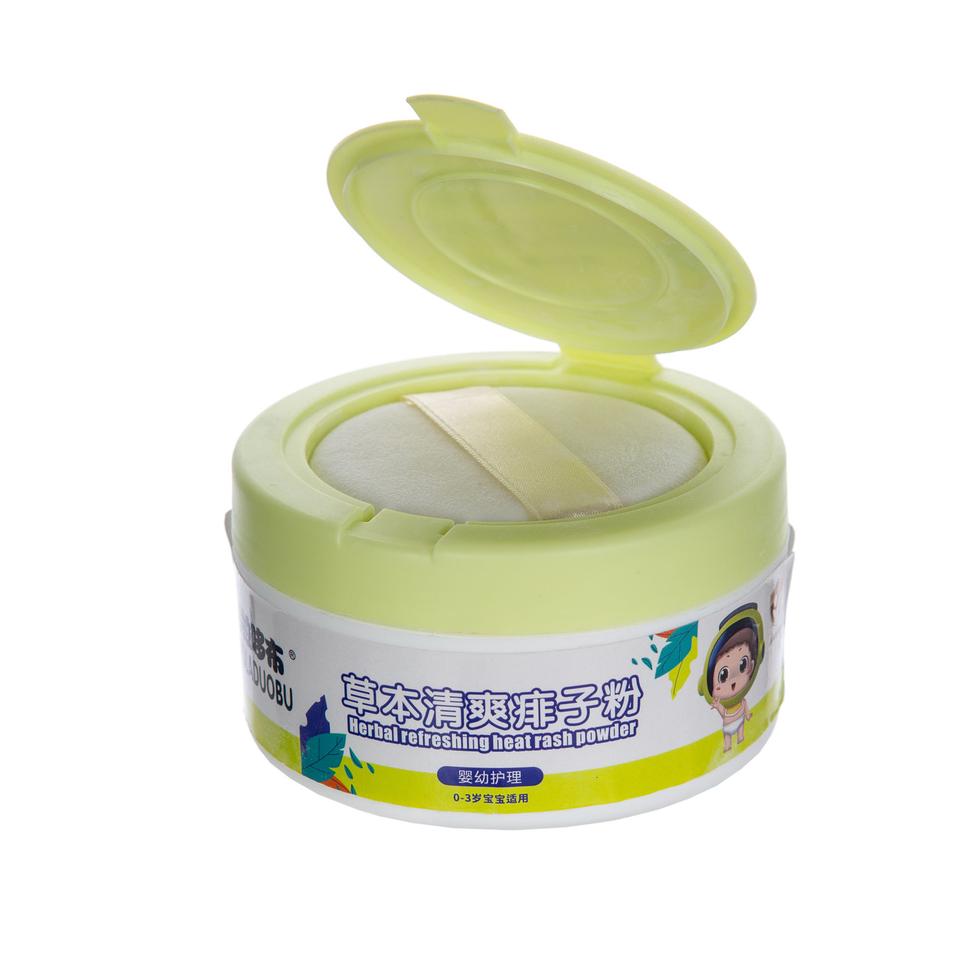 Doraobo New Baby heat prickly powder prickly heat powder 140g boxed mild refreshing heat powder 6419