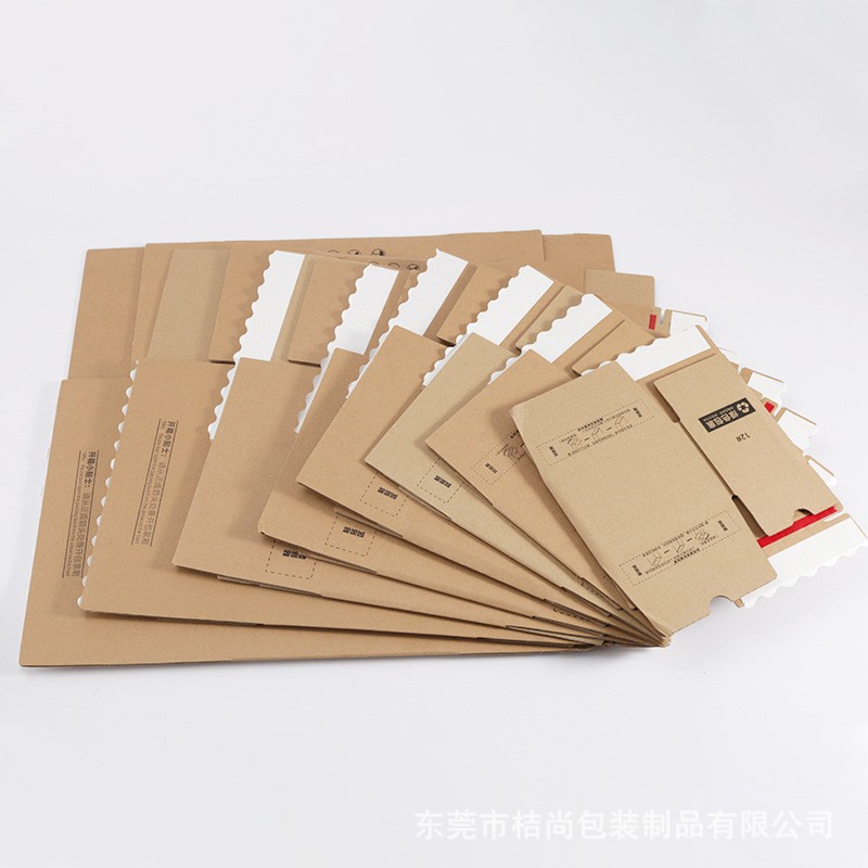In-Stock Extra-Hard Postal Paper Boxes for Packaging, Express Delivery Boxes, Small Batch Size, No. 6 Tear-Off Boxes, Zipper Paper Boxes, Zipper Type