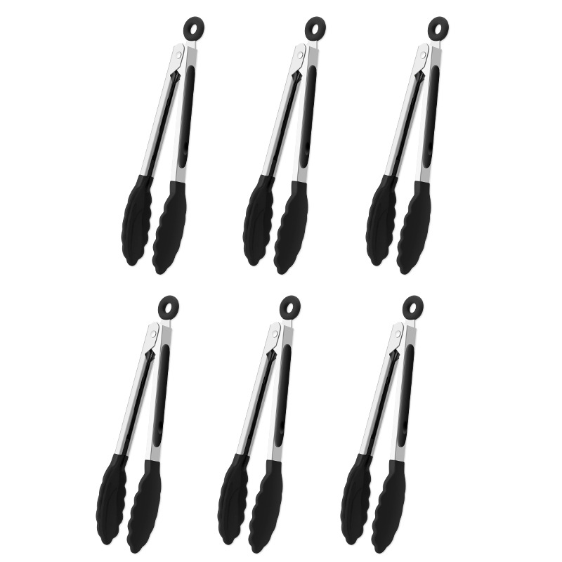 Customized Nylon Food Clips Stainless Steel Bread Clips Korean Barbecue Clips High Temperature Resistant Food Grade Food Clips Wholesale