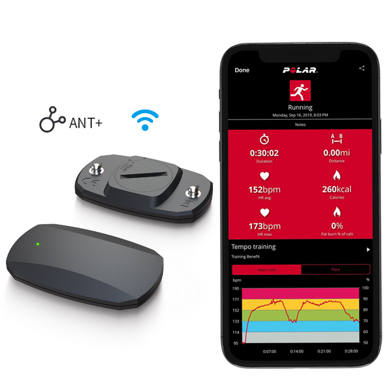 Bluetooth 5.0 умный нагрудный ремень для мониторинга сердечного ритма, тренировка, пульсометр