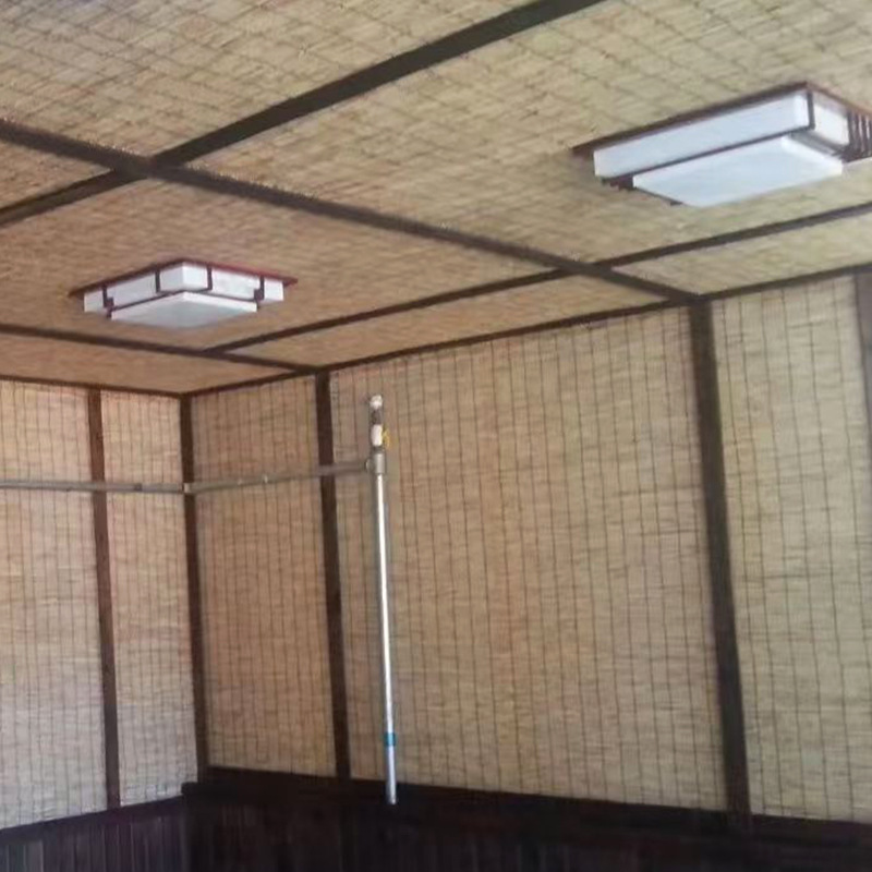 Chinese-Style Sunshade and Blackout Reed Curtains, Wall Decoration Ceiling Straw Curtains, Cross-Border Partition Adjustable Bamboo Curtains and Roller Blinds
