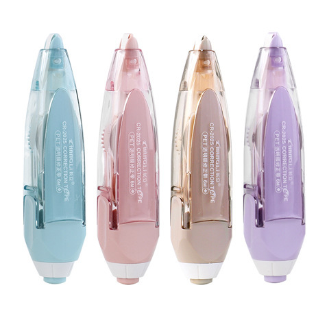 Changli Push Correction Tape Wholesale Smoked Replaceable Core High Color Value ins Japanese Portable Correction Tape Stationery