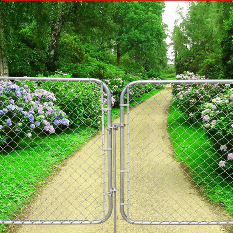 36" Fence Gate Foot Chain Link Drop Bar Pull Type Chain Link Fence Gate Latch Used for 1-3/8" Frame