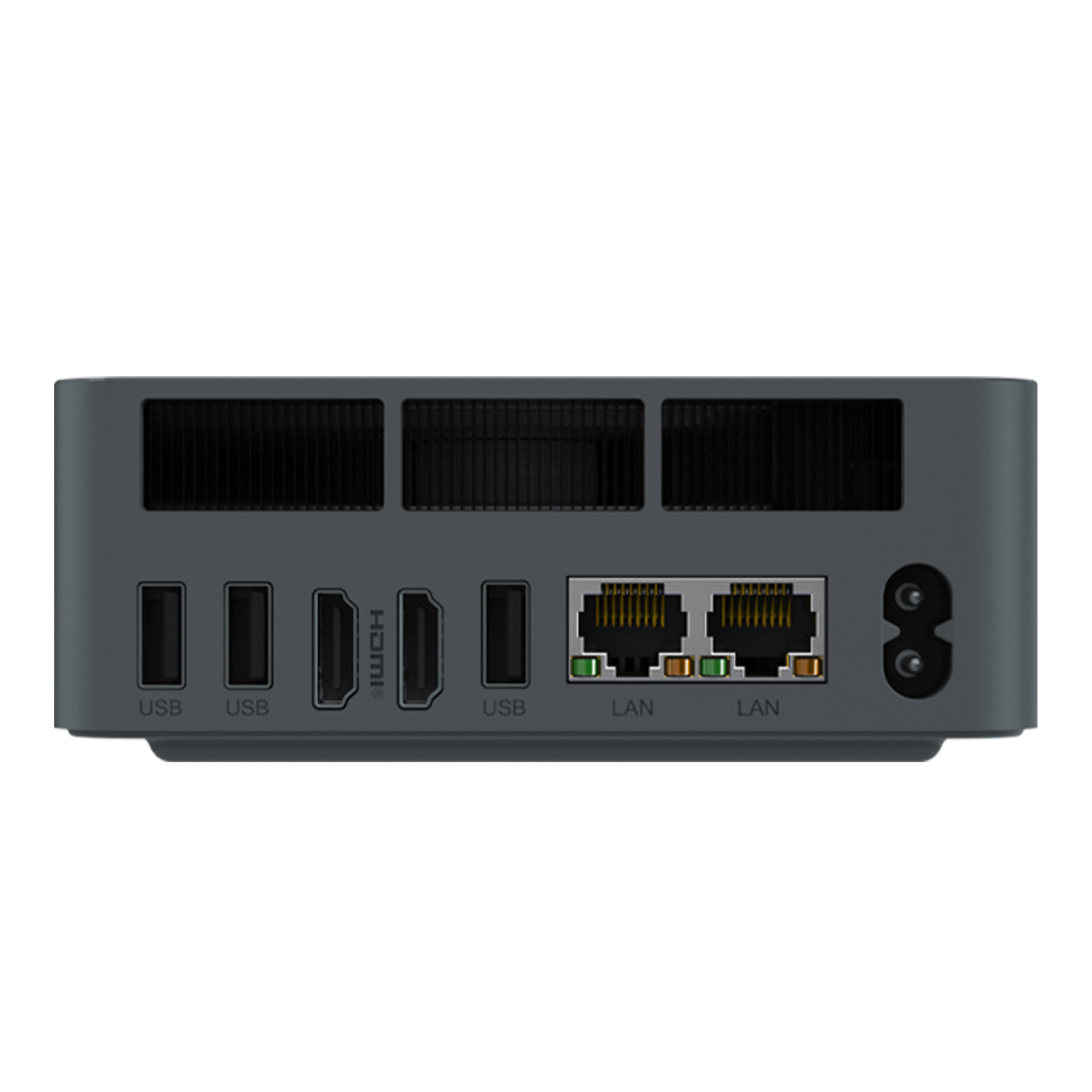 Eqr6-D5 R5 6600H Dual HDMI Dual Network Port Ultra-Light and Silent Mini Computer Host Built-In Power Supply
