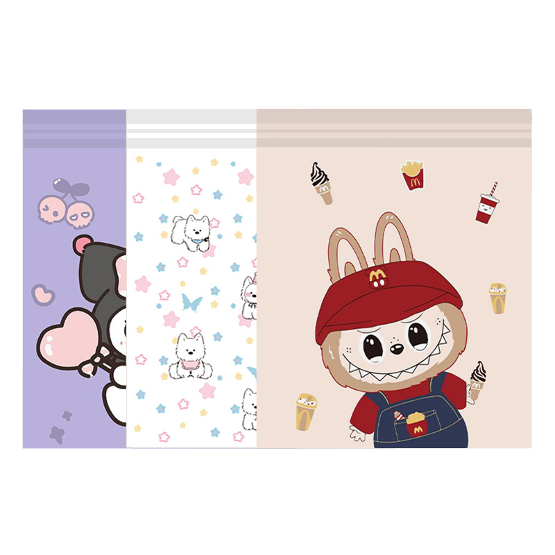 Vehicle-Mounted Garbage Bag Adhesive Type Wholesale Student Desk Portable Car Cartoon Desktop Garbage Bag Customization