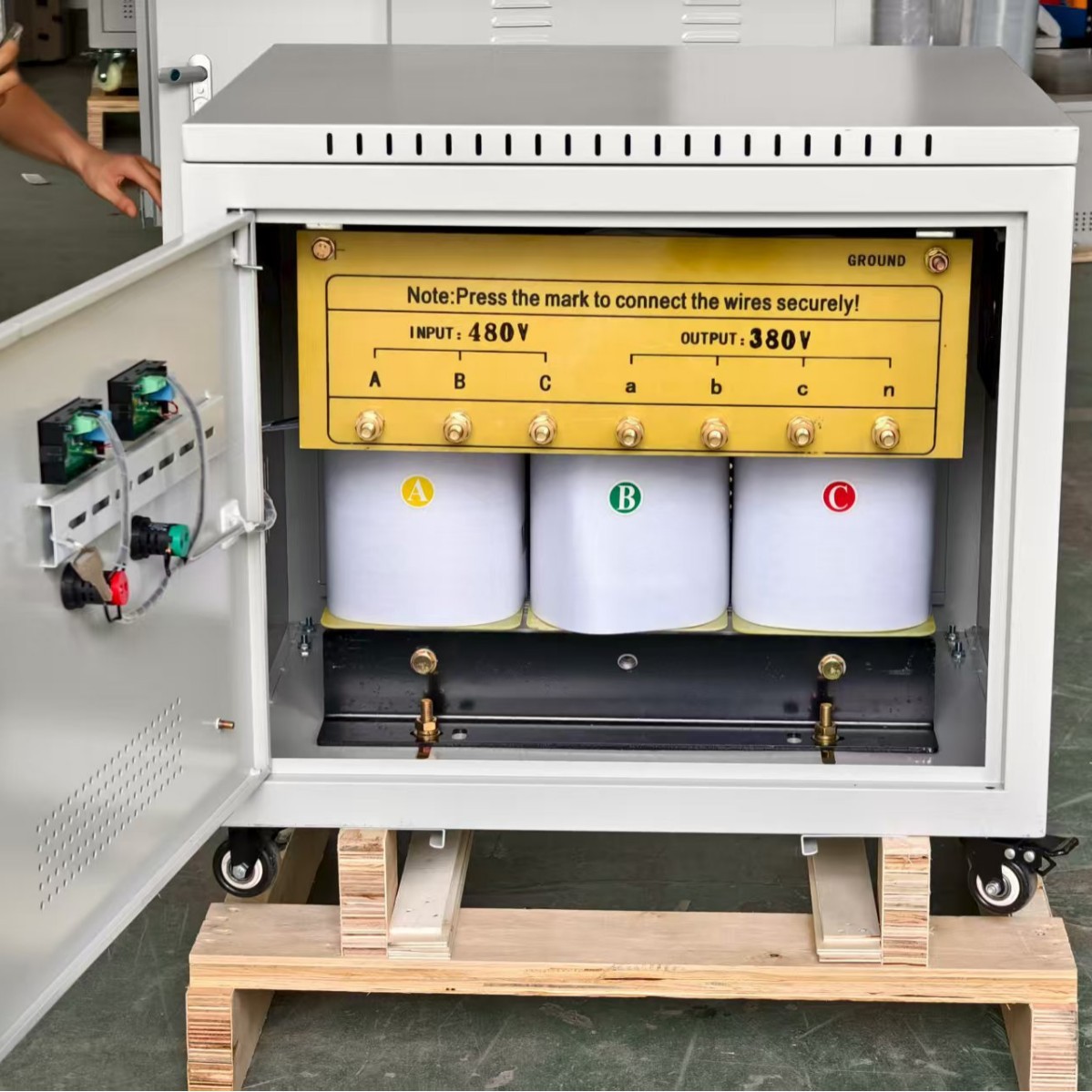 Quality Control Three-Phase Dry Isolation Transformer 415 to 380V to 220 Step-Up Transformer 50Kva100Kva