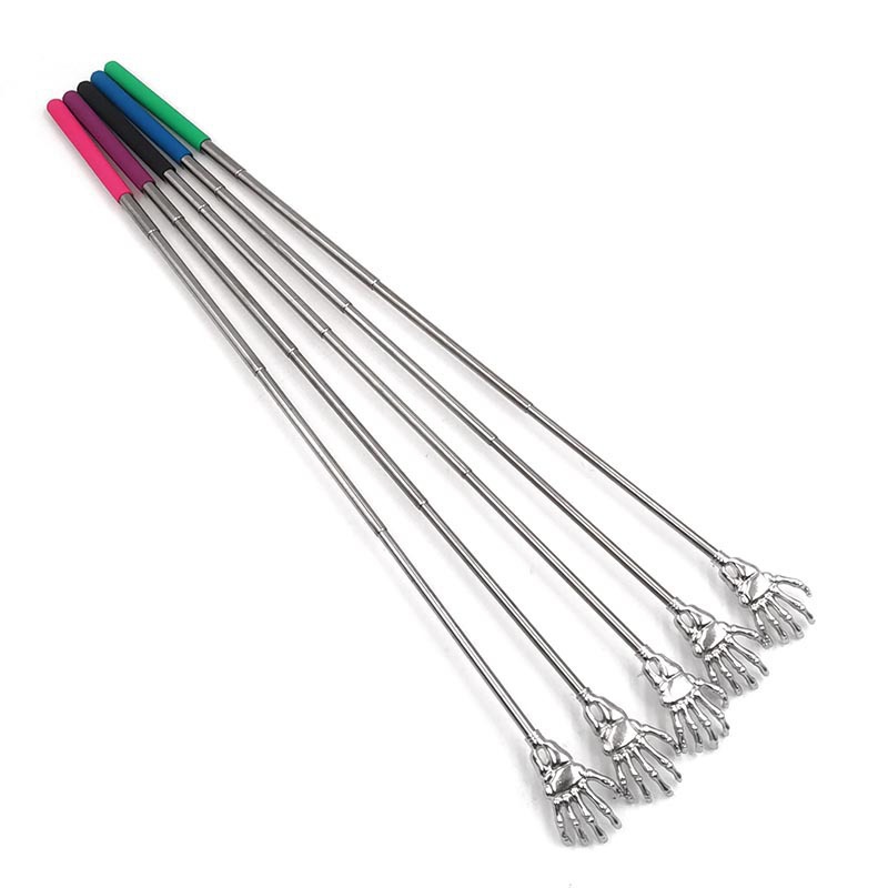New Stainless Steel Extendable Back Scratcher, Household Self-Use Claw Scratcher, Elderly Itch Relief Scratcher