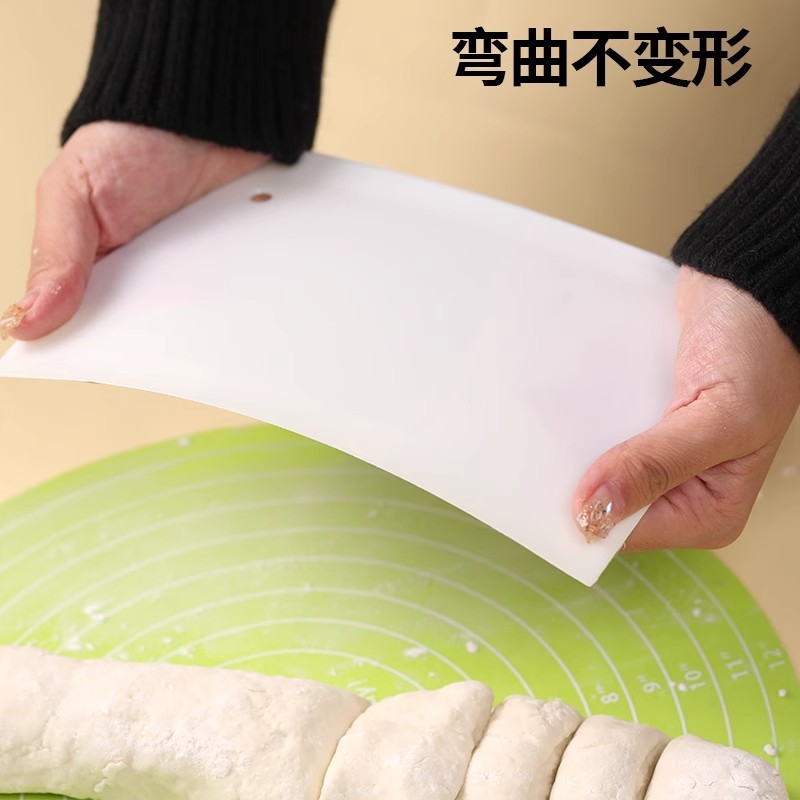 Scraper Baking Scraper Cutter Face Cutting Knife Plastic Household Rice Bowel Cake Pancake Food Grade Sticking Scraper Thickened