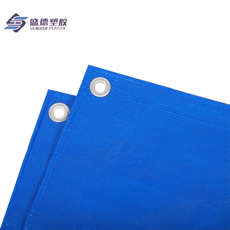 Foreign trade cross-border PE blue tarpaulin manufacturers waterproof tarpaulin sunshade tarpaulin tarpaulin tarpaulin wholesale