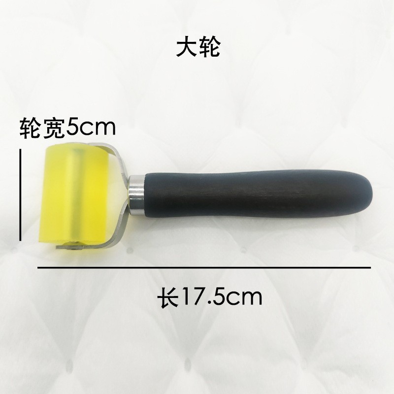 Stainless steel pressure wheel double bearing pressure roller waterproofing membrane construction leather pressure roller self-adhesive wallpaper sticker roll