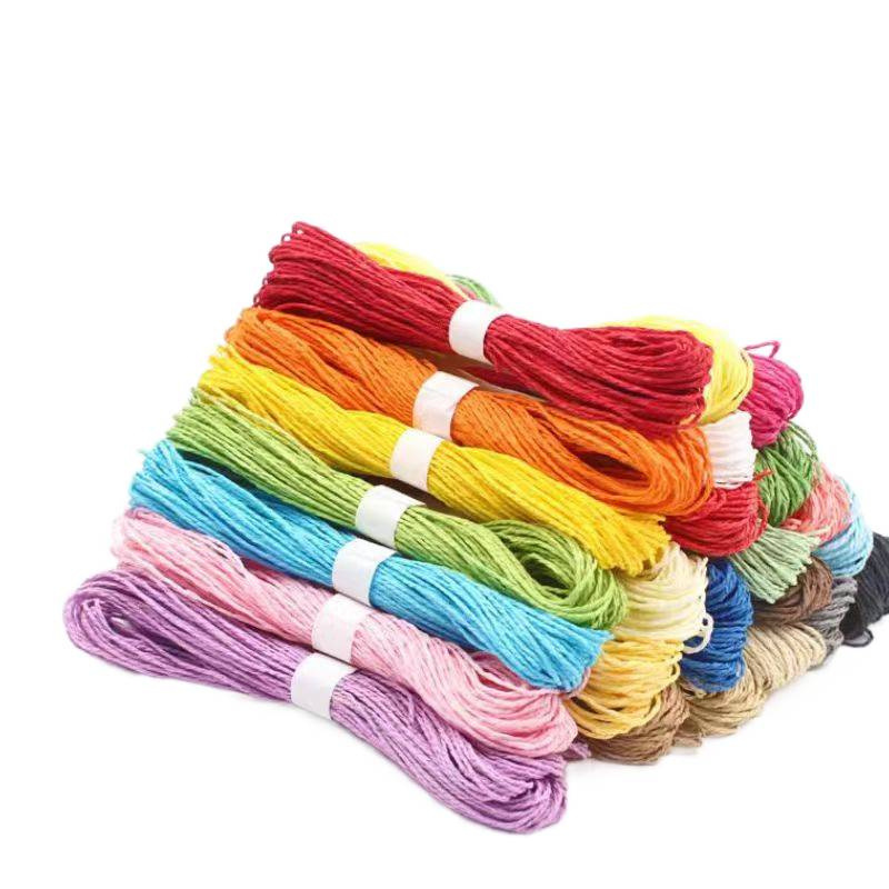 Kindergarten Hand-Woven Area Material Package Classroom Art Area DIY Colorfulful Paper Rope Vase Creative Ornaments Decoration