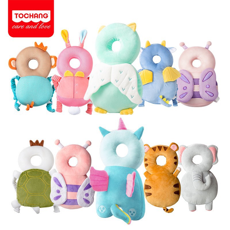 Лучшая подушка для головы малыша на Amazon, подушка для обучения ходьбе, дышащая шляпа-бабочка для детей