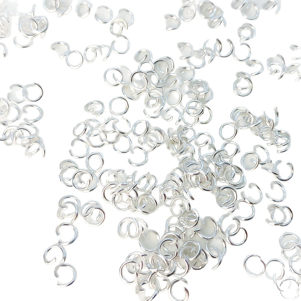 Jewelry Handmade Materials Connecting Rings Iron Rings Open Rings Accessories 7X4 Closed Rings Multiple Colors Available