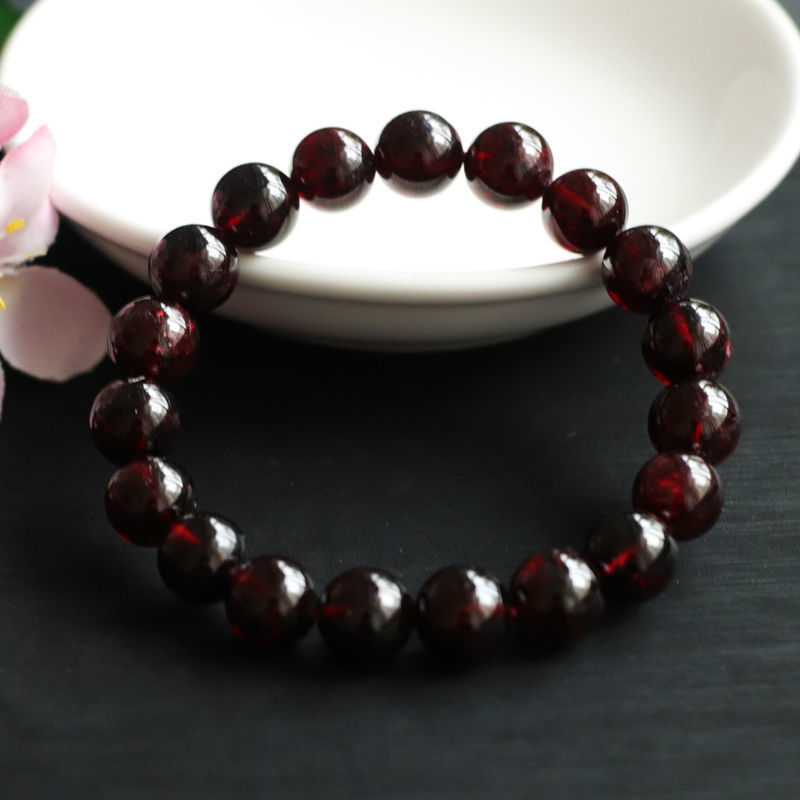 Yuyu natural garnet bracelet 9MM color treasure Brazil crystal bracelet factory wholesale CB4030906