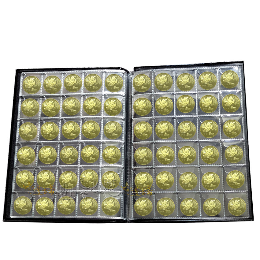 Wholesale 480 Coin Collection Fixed Page Coin Collection Commemorative Coin Coin Book First-hand Supply Price