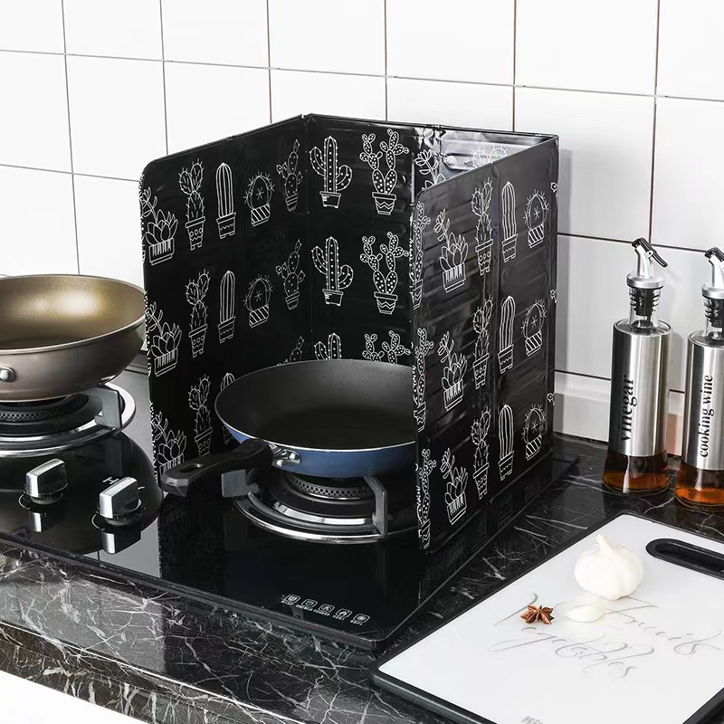 Oil baffle kitchen household cooking stove cooking splash-proof oil baffle cooking waterproof heat insulation board