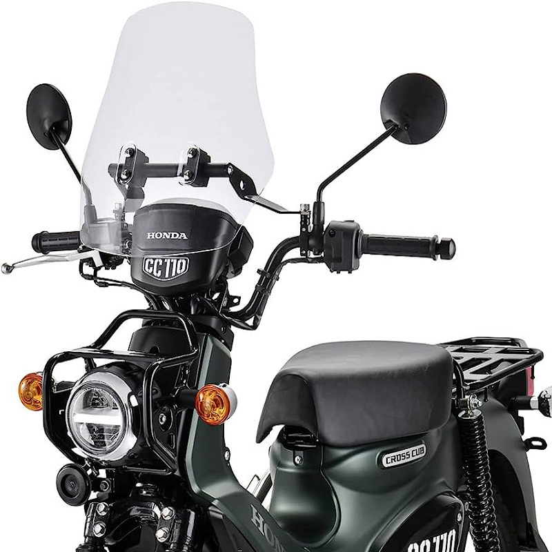 Motorcycle modification accessories thickened aluminum alloy bracket + front windshield windproof suitable for young beast CT125