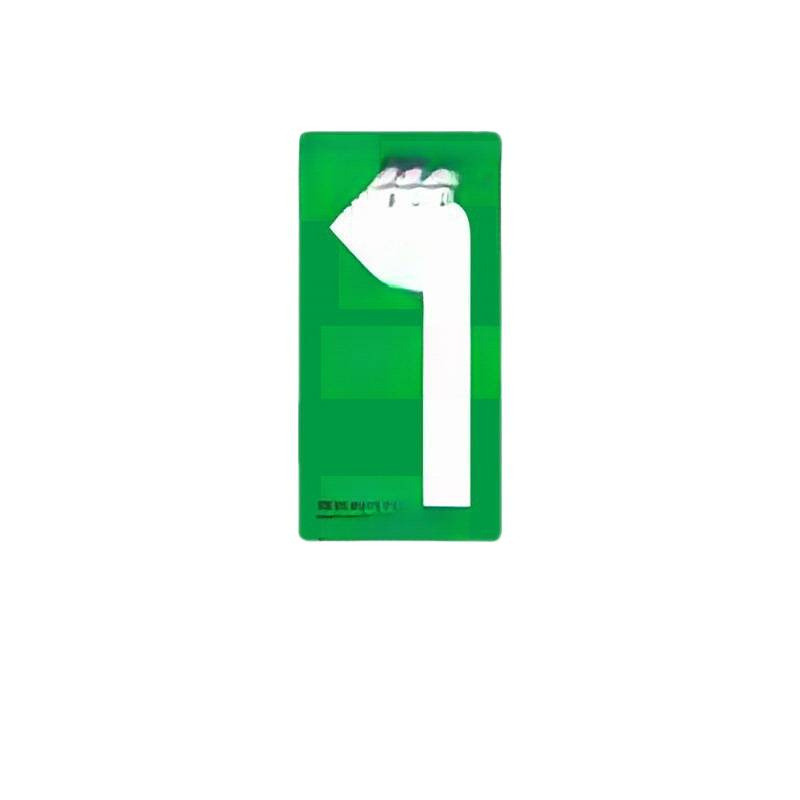 Wordless Arrow Floor Stickers, Workshop Floor Instruction Stickers, Straight Left Turn Right Turn Landmark Stickers, Wear-Resistant Stickers