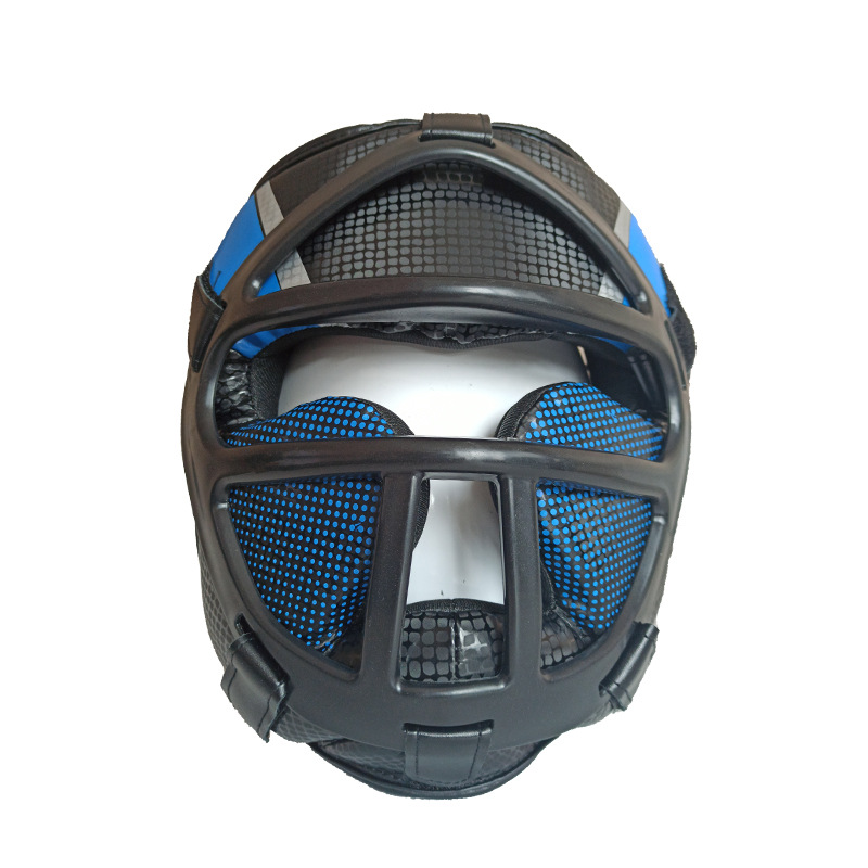 Sand Boxing Helmet for Adults and Kidsren, Anti-Fall Practical Competition Protective Gear, Fighting Muay Thai Thickeneded Mask, Head and Face Protection
