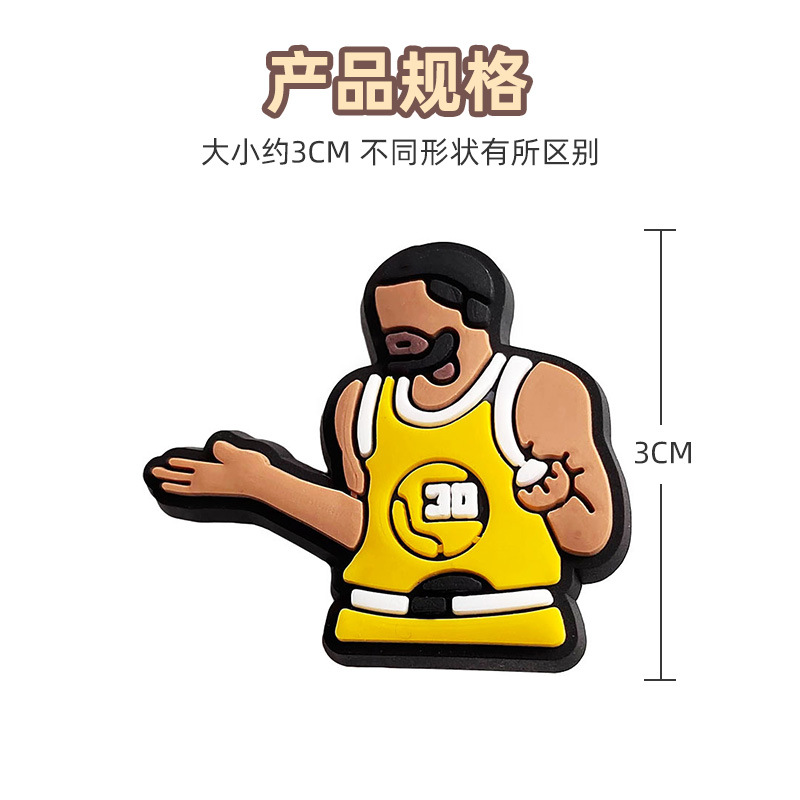 Cross-Border Factory Shoe Flowers Customized Clogs Shoe Flower Shoe Accessories Casual Shoes Shoe Buckles Pvc Soft Rubber Accessories Customized