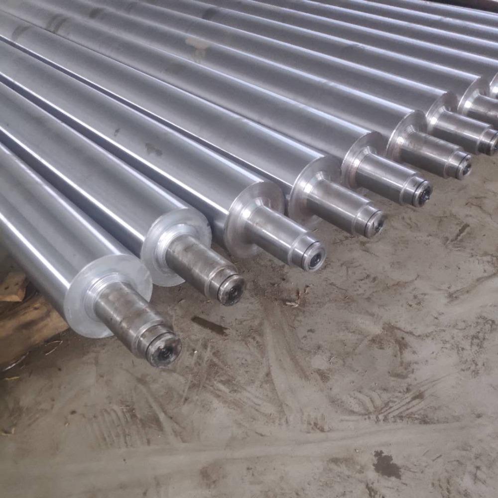 Manufacturer Supplies Roller Mirror Roller Electroplated Chrome Roller Stainless Steel Roller Rubber Roller Printing Equipment Shaft Roller Rubber Roller
