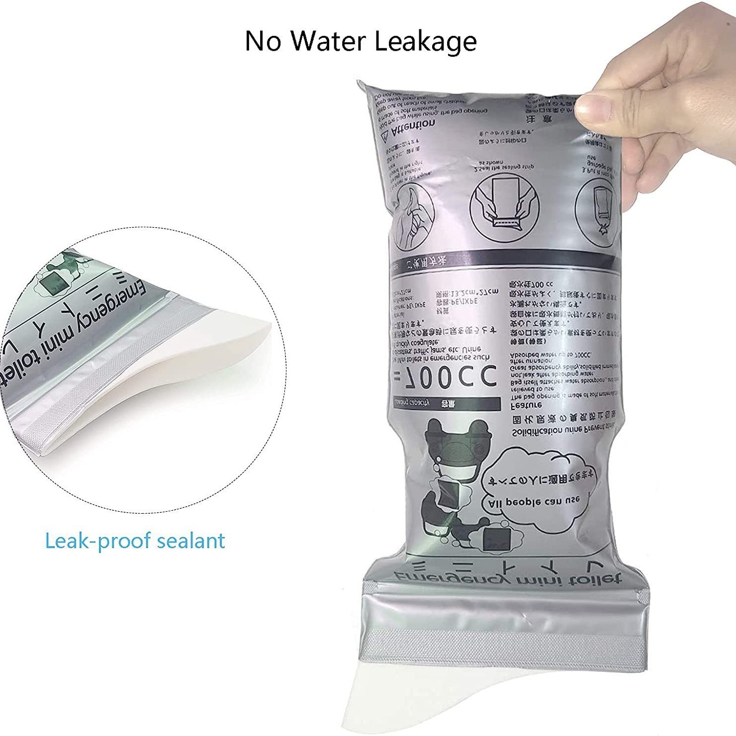 Car Emergency Urine Bag, Traffic Jam Disposable Urine Bag, Unisex Long-Distance Travel Vomiting Bag, Mobile Toilet