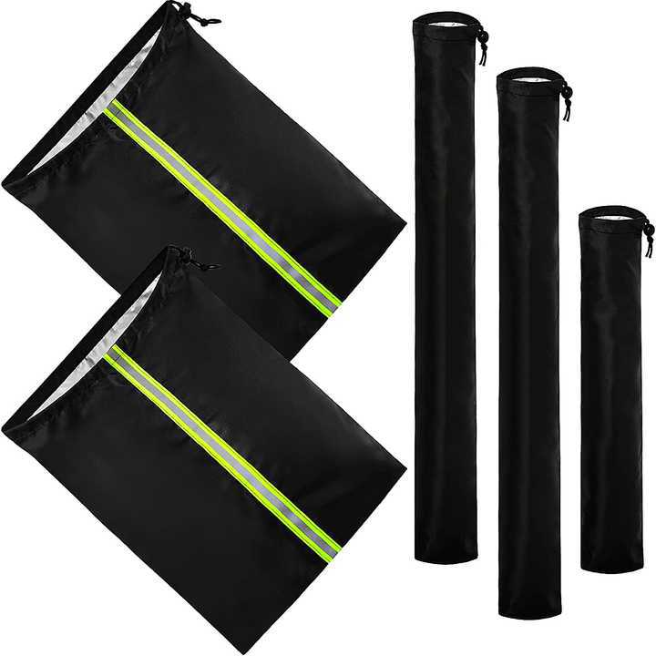 5 pcs/set universal mirror cover and windshield wiper cover waterproof, sunscreen, dustproof, suitable for small