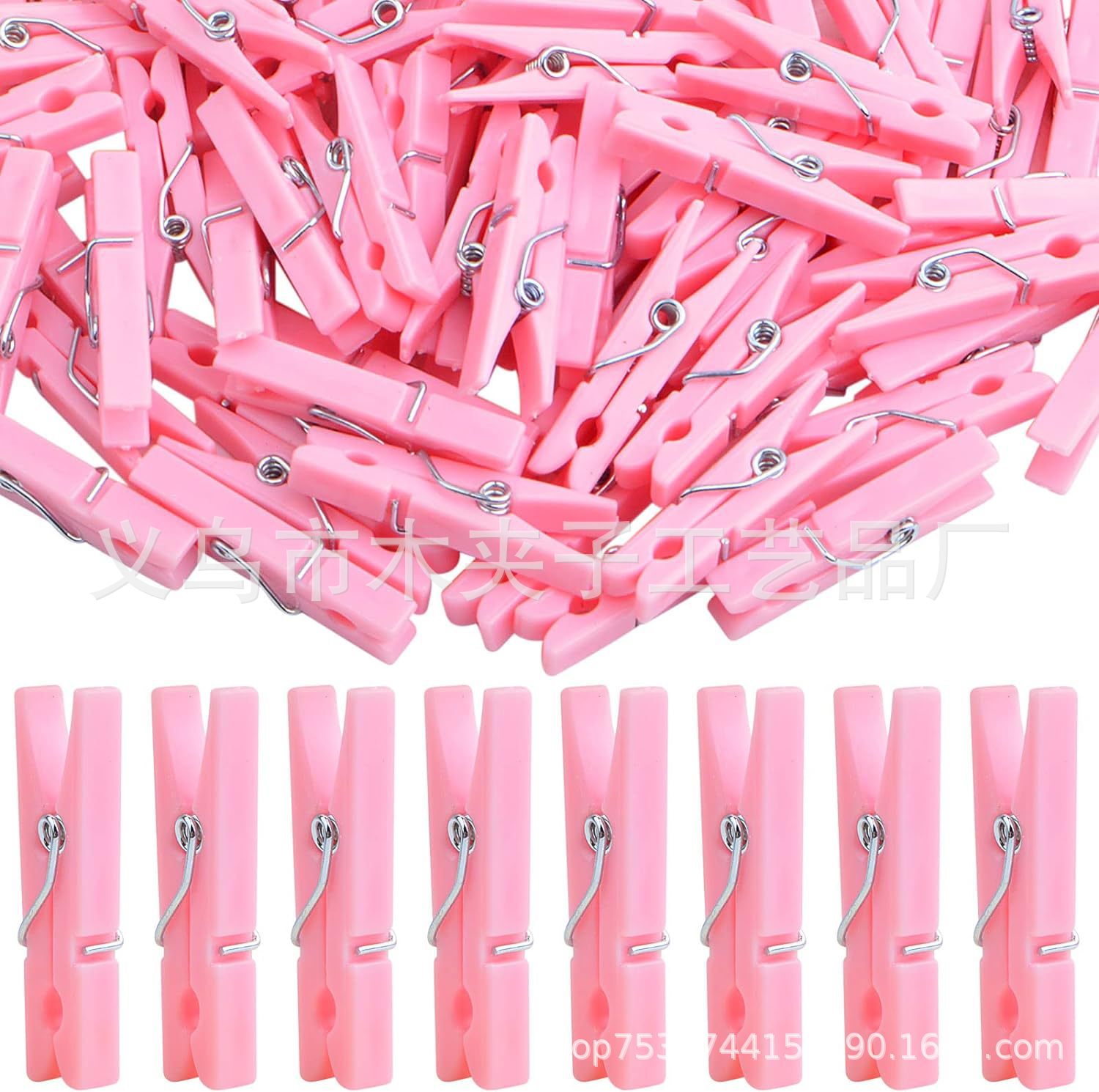 Прямые продажи завода, розовая пластиковая мини-скрепка, прозрачная маленькая скрепка, DIY декоративная фотоскрепка