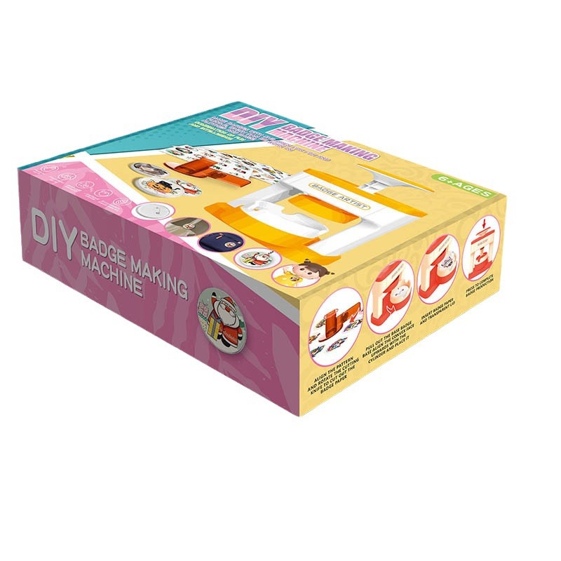 Spot Tinplate Badge Machine Badge Machine Equipment Card Press DIY Millet Bar Machine Making Machine Toy Girl