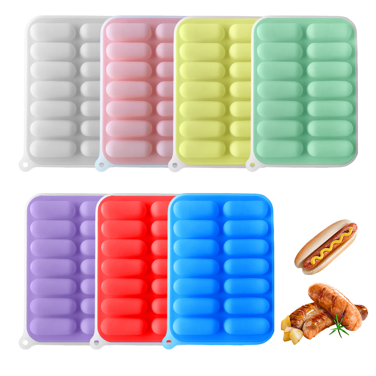 Форма для сосисок, креативная силиконовая форма для домашнего питания, устойчивая к высоким температурам